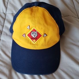 Boy Scout Wolf Hat with Pins Size S/M